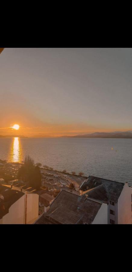 Giraluna Center Depto Con Vista Al Lago En Bariloche Kültér fotó