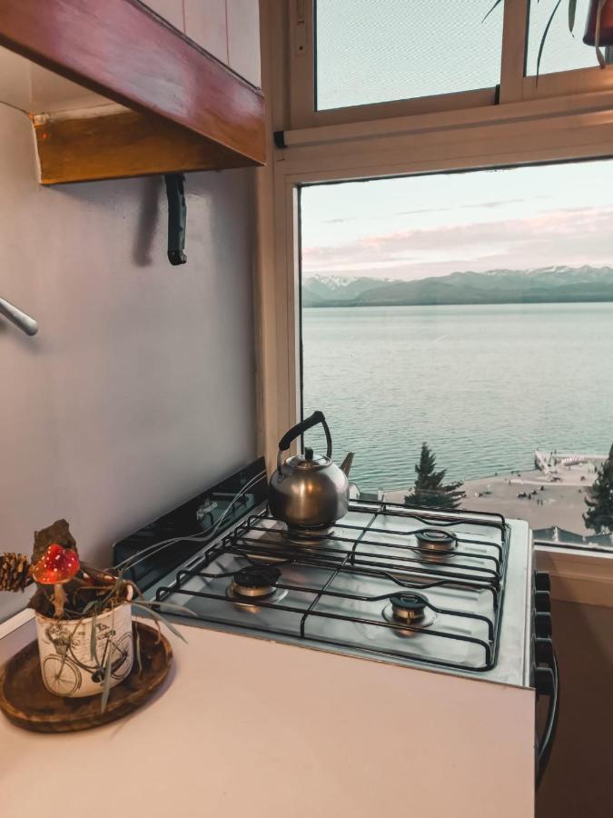 Giraluna Center Depto Con Vista Al Lago En Bariloche Kültér fotó